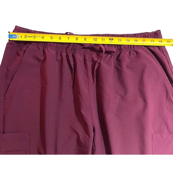 GT Performance Scrub Pants Burgundy Plus 2XL Modern Stretch Comfort Medical - Picture 5 of 8